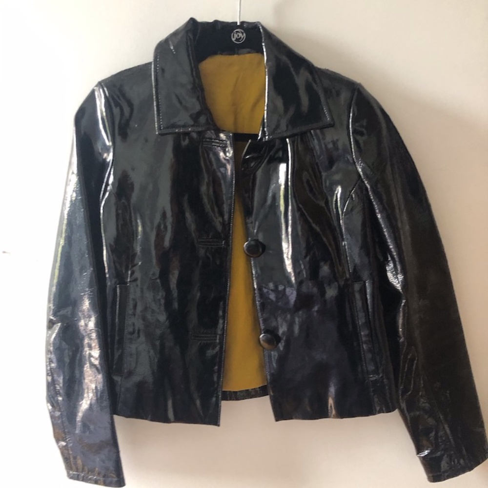 Vintage Patent Leather Jacket